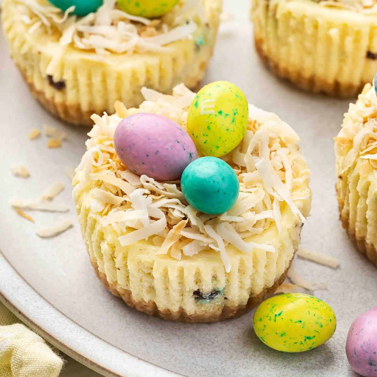 Image for Easter Mini Egg Cheesecake Cups - Easy Spring Dessert