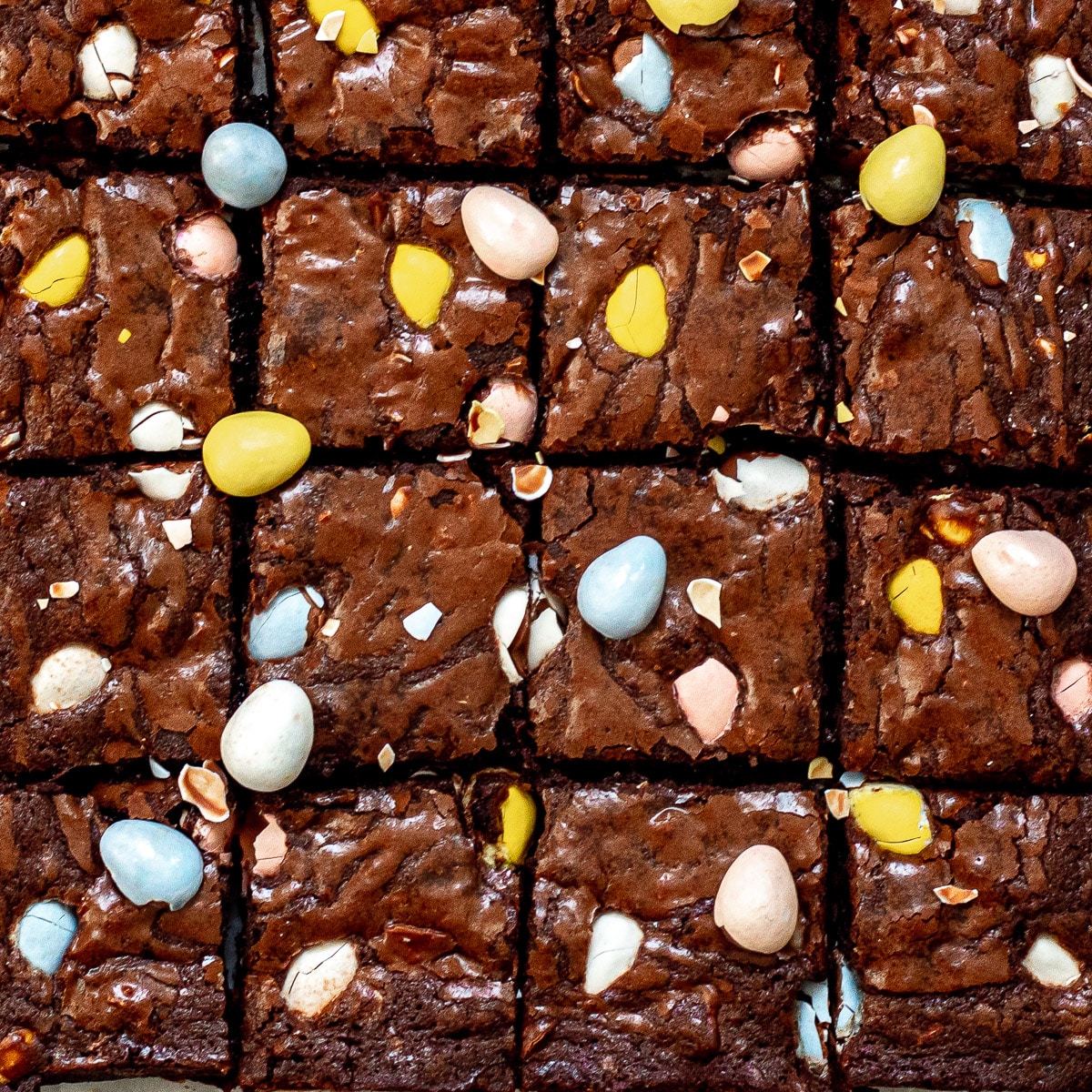 Image for Mini Egg Brownies - Brownies with Cadbury Mini Eggs