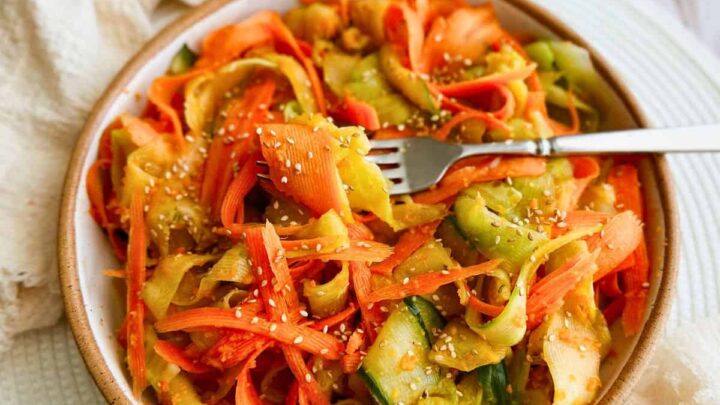 Image for Cucumber and Carrot Salad with Ginger Dressing