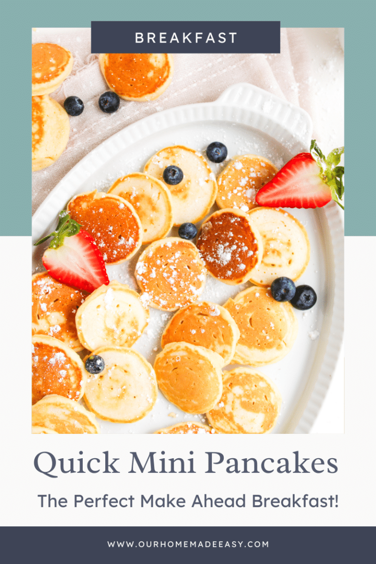 View of 10 Minute Quick & Easy Mini Pancakes (Freezer Friendly) - Our Home Made ...