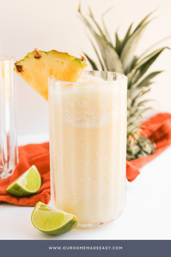 pina colada with pineapple
