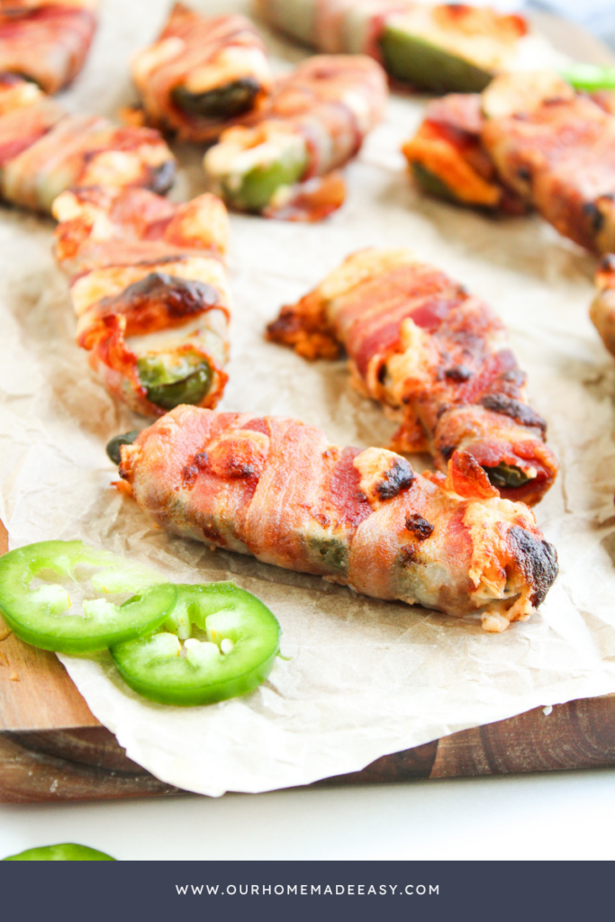 finished air fryer appetizer on cutting board