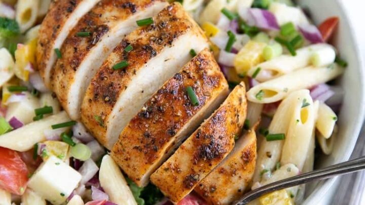 Image for Loaded Chicken Ranch Pasta Salad