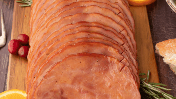 maple glazed ham