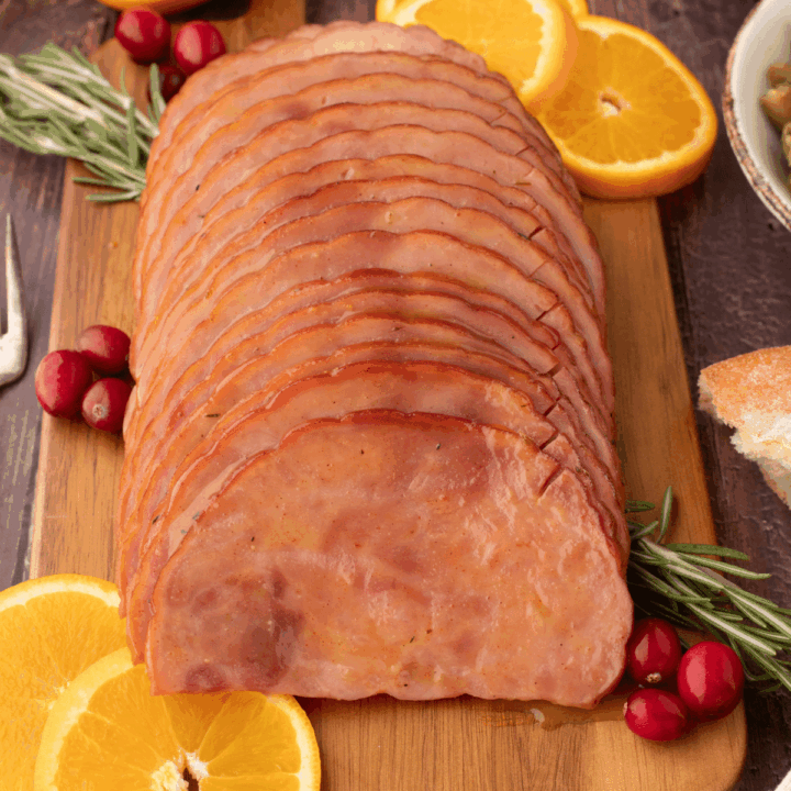 maple glazed ham