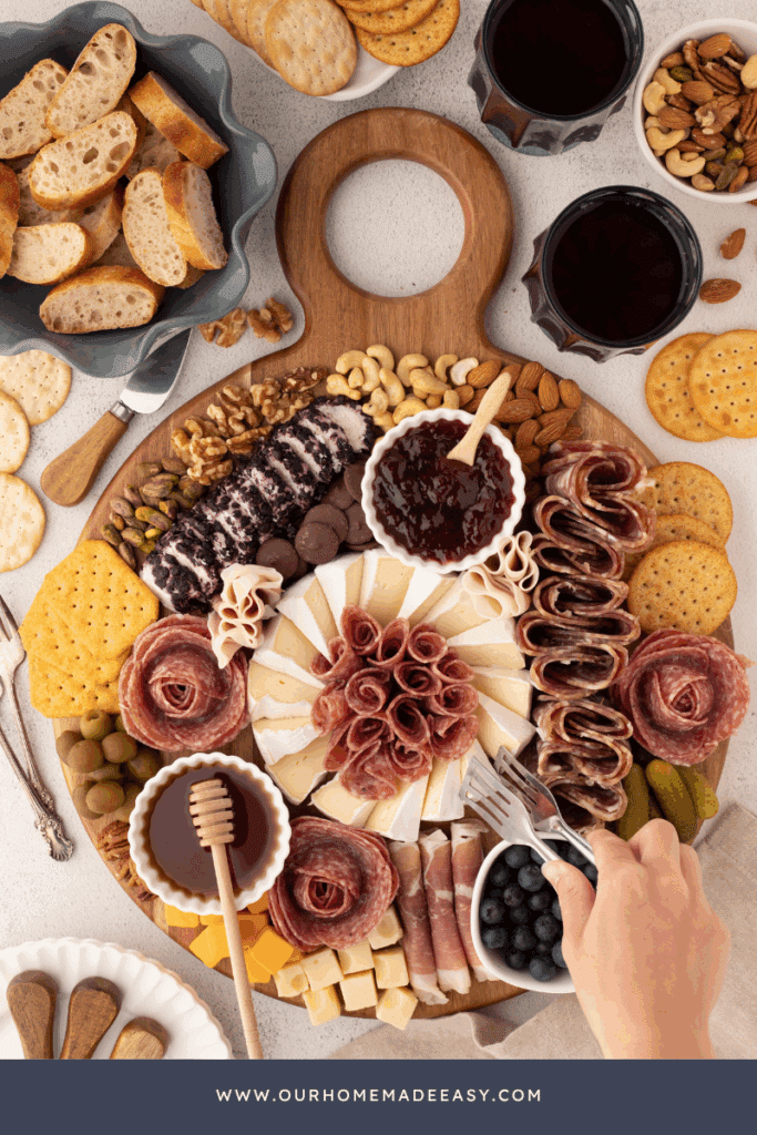 serving a no bake appetizer