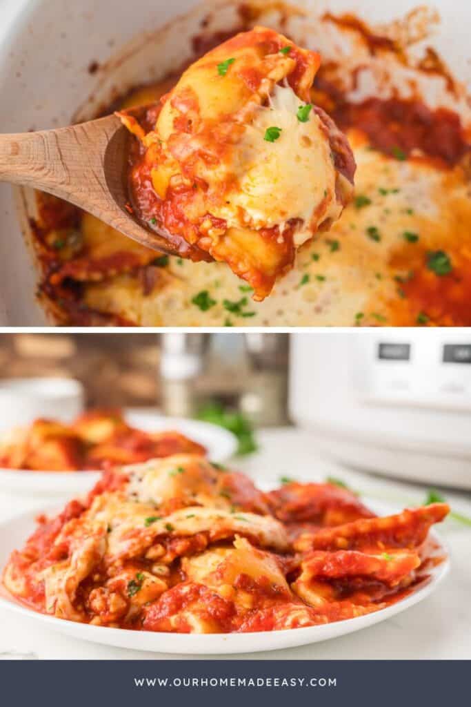 finished slow cooker dinner