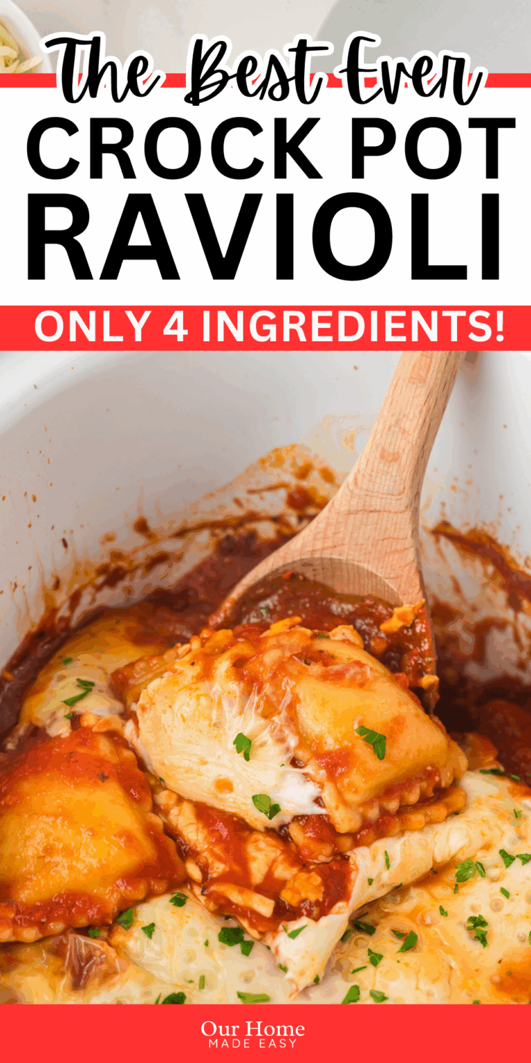 Easy And Delicious Crock Pot Ravioli β Our Home Made Easy
