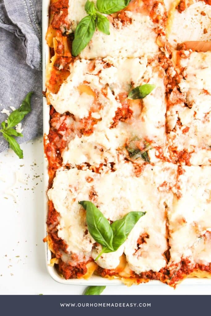 close up of sheet pan dinner