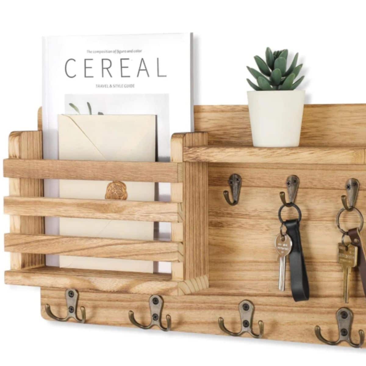 Wall Key Mail Organizer