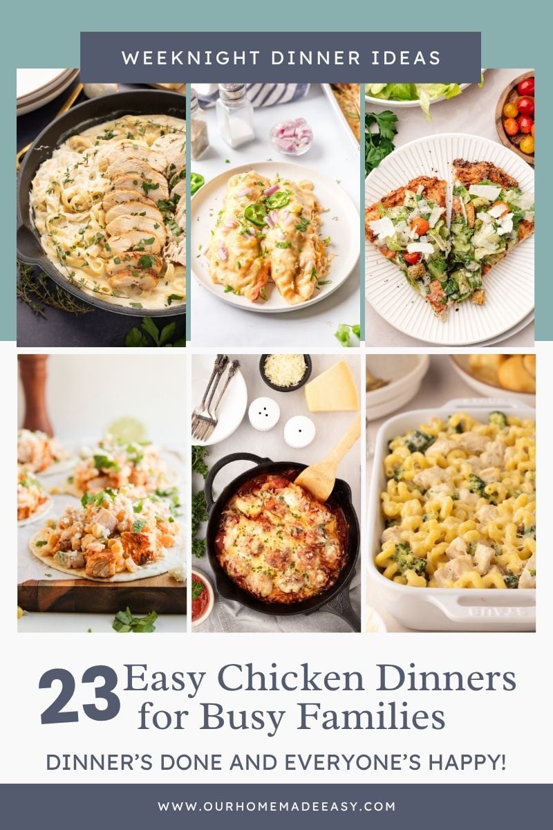 23 Easy Chicken Dinner Recipes for Busy Families (Quick & Delicious ...