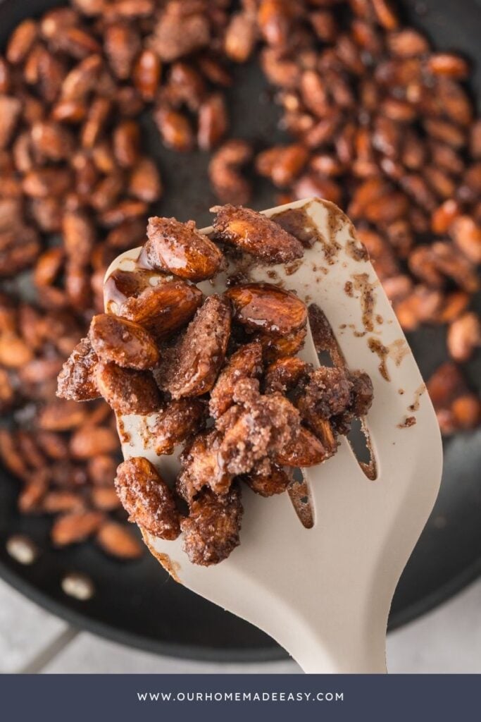 how to make candied almonds in skillet
