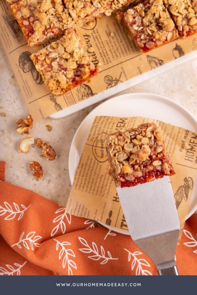 sliced fruit bars
