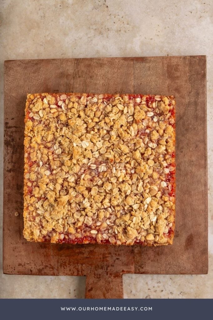 finished pb&J bars