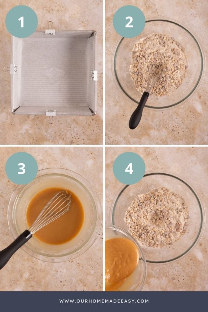 how to make peanut butter jelly bars collage