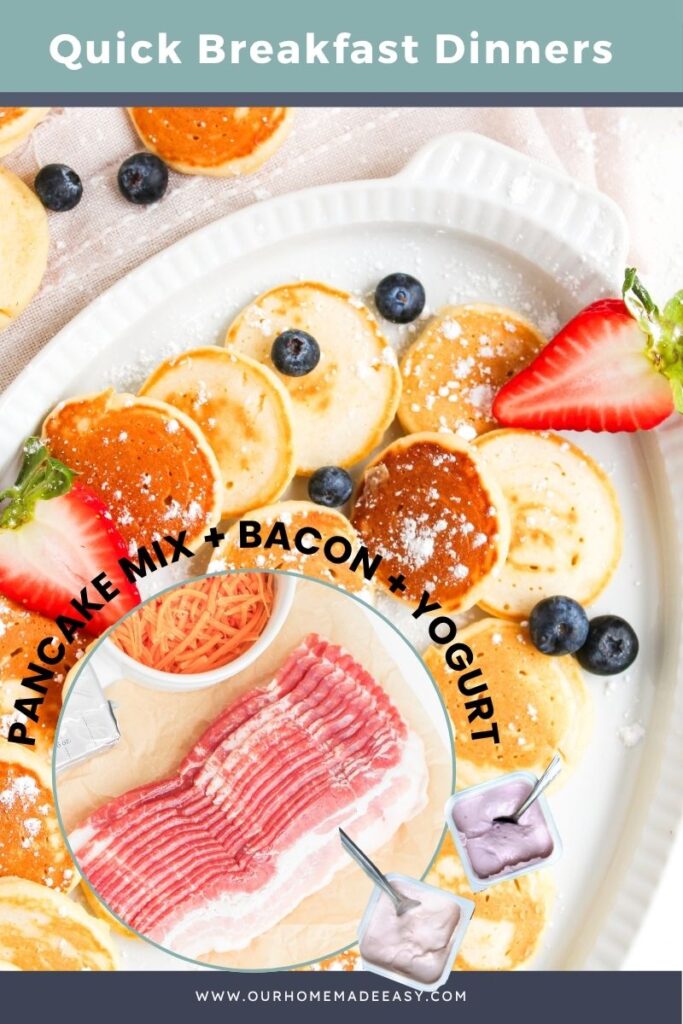 after 6PM dinner ideas that are breakfast items