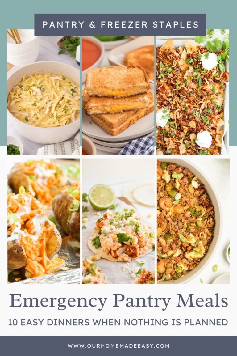 Emergency Pantry Meals for Busy Moms (No Thawing Required) – Our Home ...