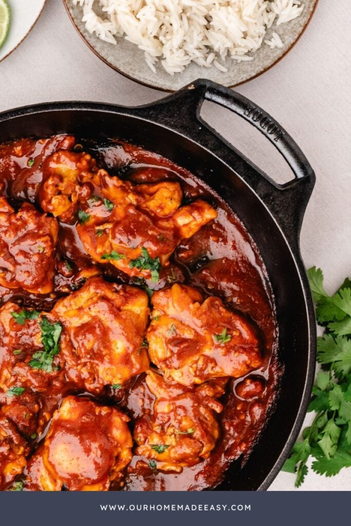 close up of honey smokey chicken