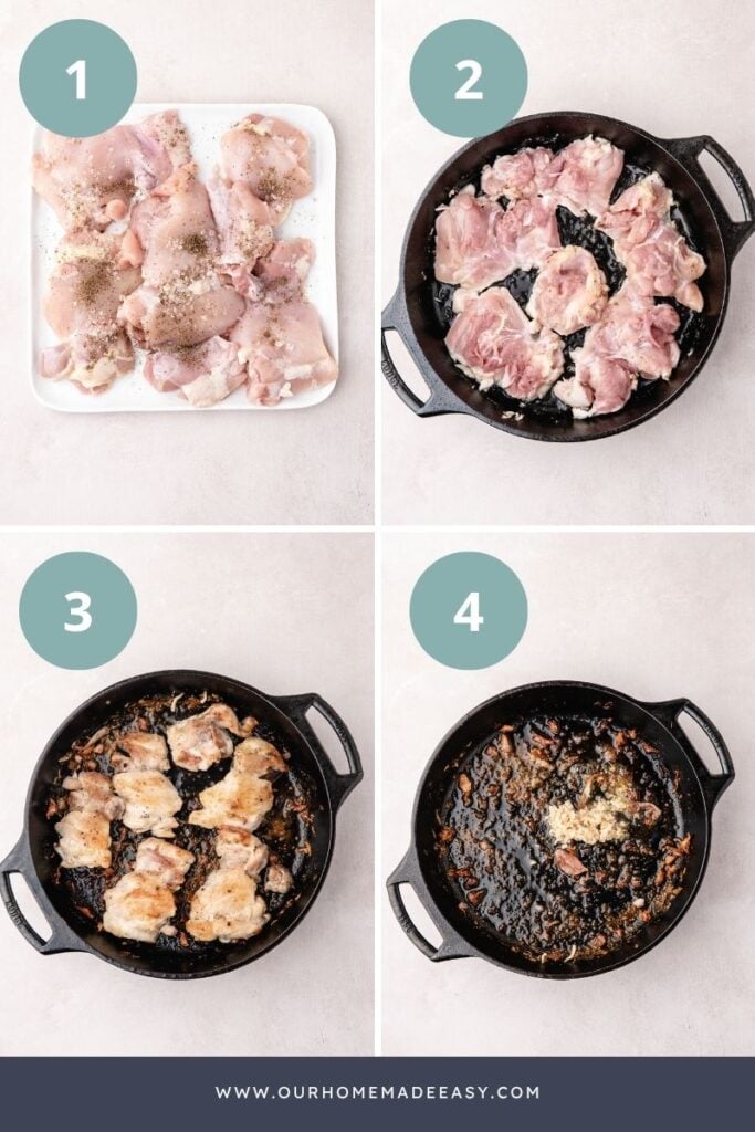 how to make glazed chicken thighs