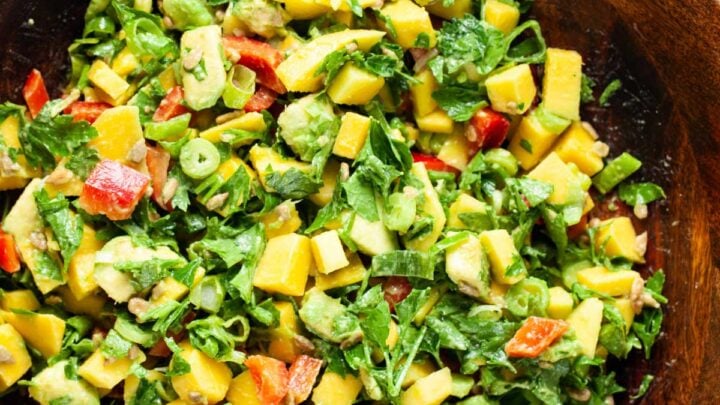 Image for The Best Mango Avocado Salad (Healthy & Nourishing)