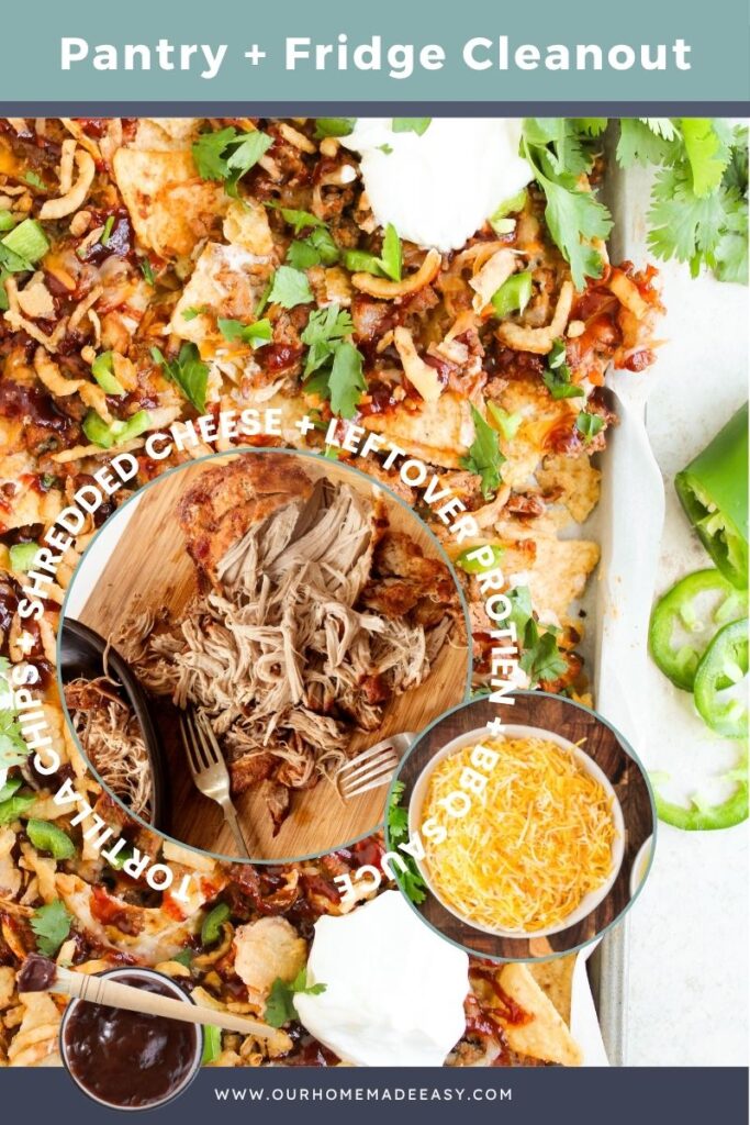 throw together sheet an nachos for emergency dinner