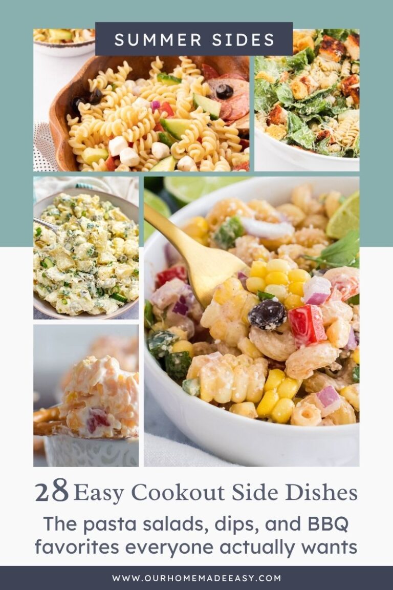 29 Easy Cookout Side Dishes Everyone Will Go Back For – Our Home Made Easy