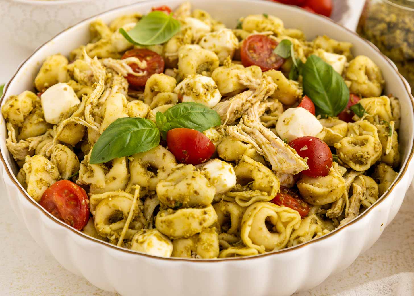 Image for Chicken Pesto Pasta Salad (Perfect for Meal Prep)