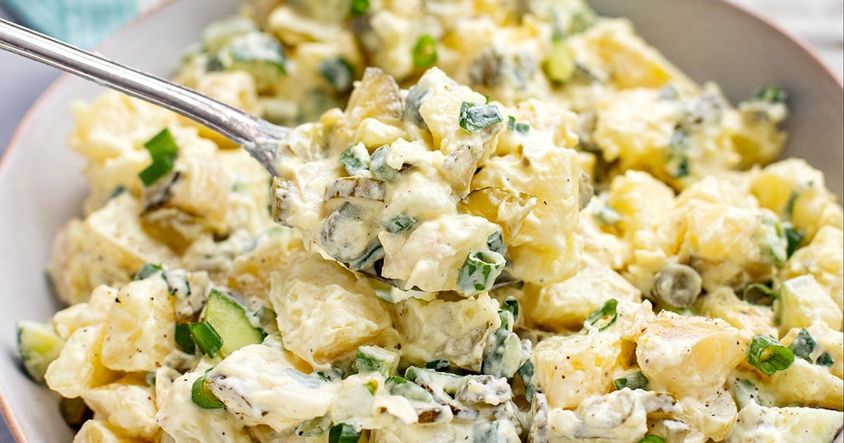 Image for Creamy Potato Salad With Dill Pickles