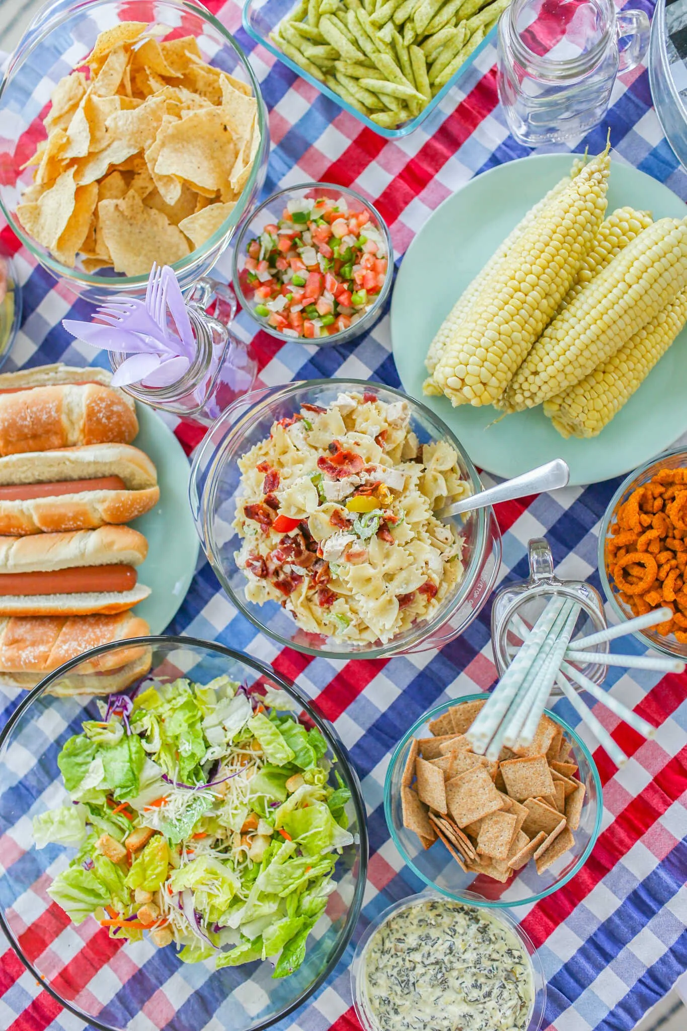 Image for Creamy Chicken and Bacon Bowtie Pasta Salad Recipe - Perfect for Barbecues and Potlucks!
