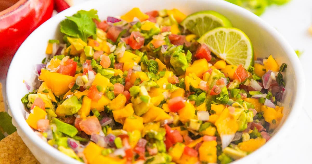 Image for Easy Mango Avocado Salsa