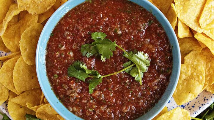 Image for 5-Minute Restaurant Style Salsa Roja (in the Blender)