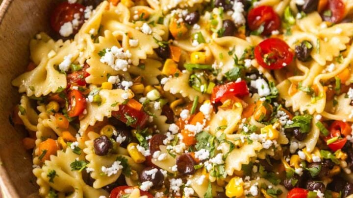Image for Southwest Pasta Salad with Black Beans and Corn