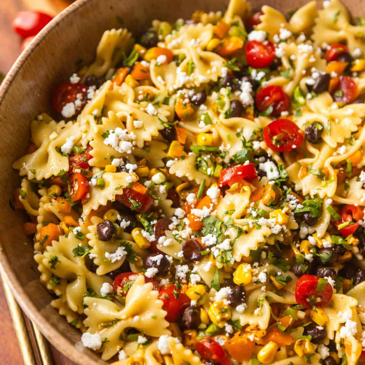 Image for Southwest Pasta Salad with Black Beans and Corn