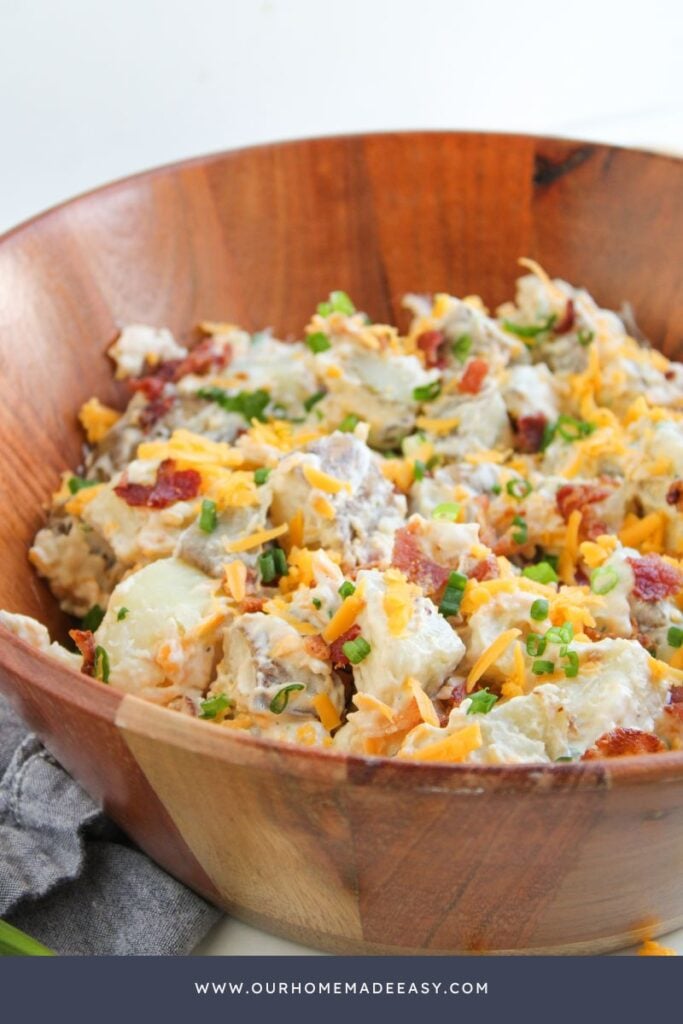 finished baked potato salad