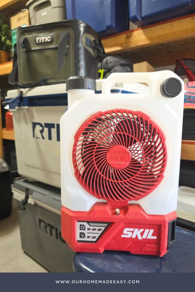 cooling mister fan