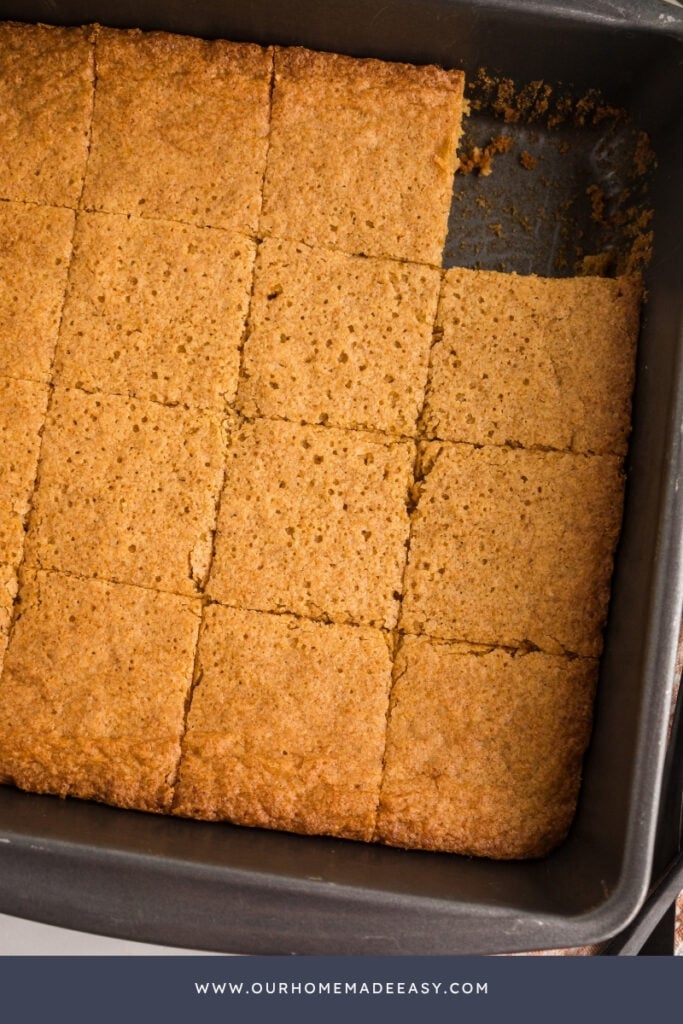 pan of blondies