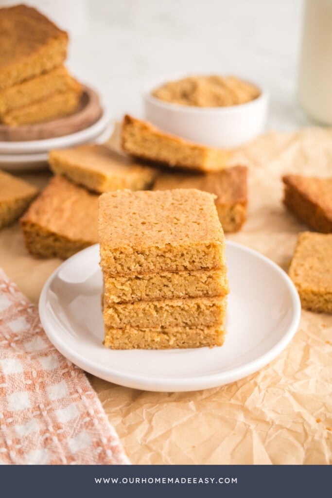 stack of blondies