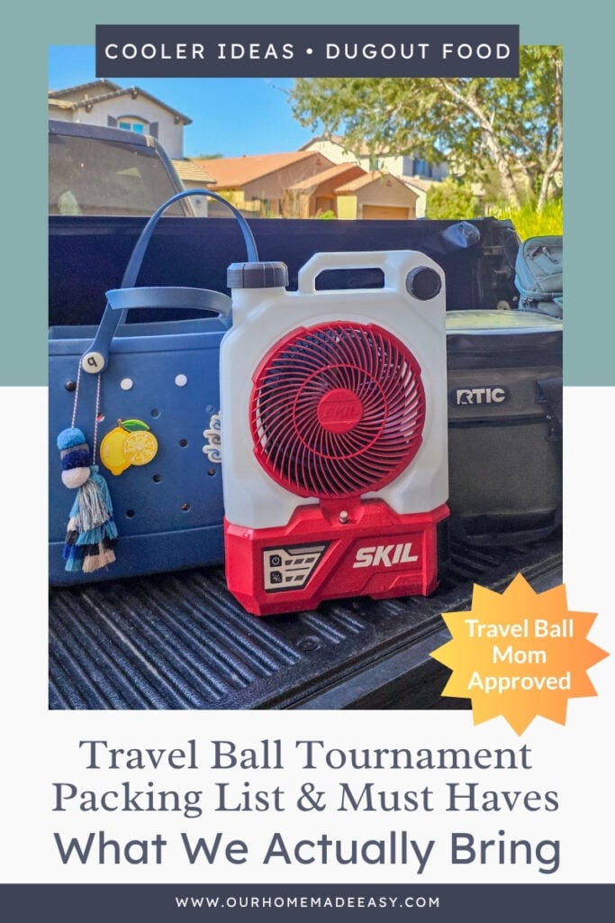 Travel Ball Tournament Packing List