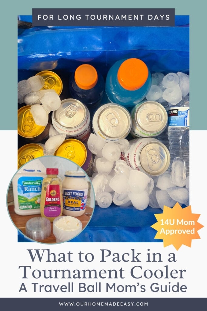 See exactly what I pack in our travel ball tournament coolers, plus my tricks for keeping drinks cold, packing easy lunches, and prepping the night before.