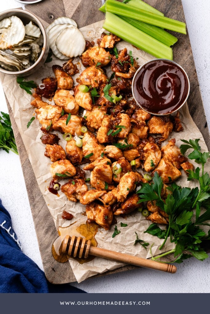 ready to eat sticky BBQ chicken