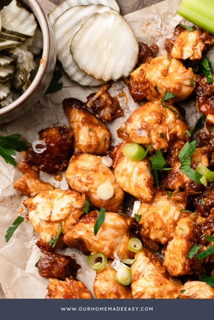 homemade chicken bites appetizer for football parties