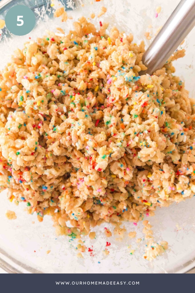 birthday cake rice krispies