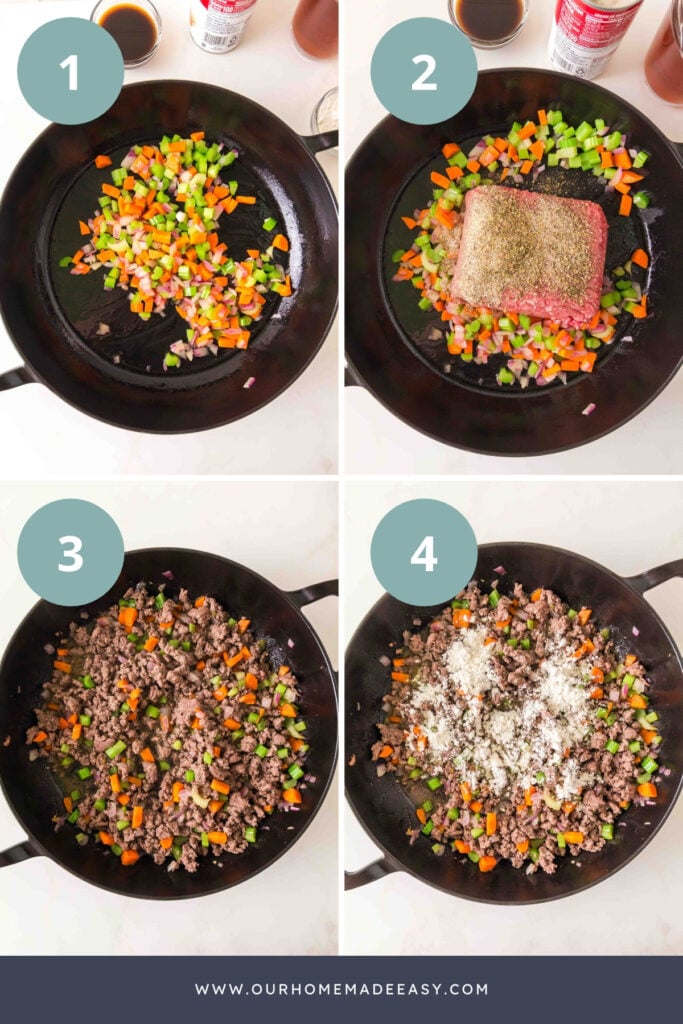 how to make ground beef pot pie filling